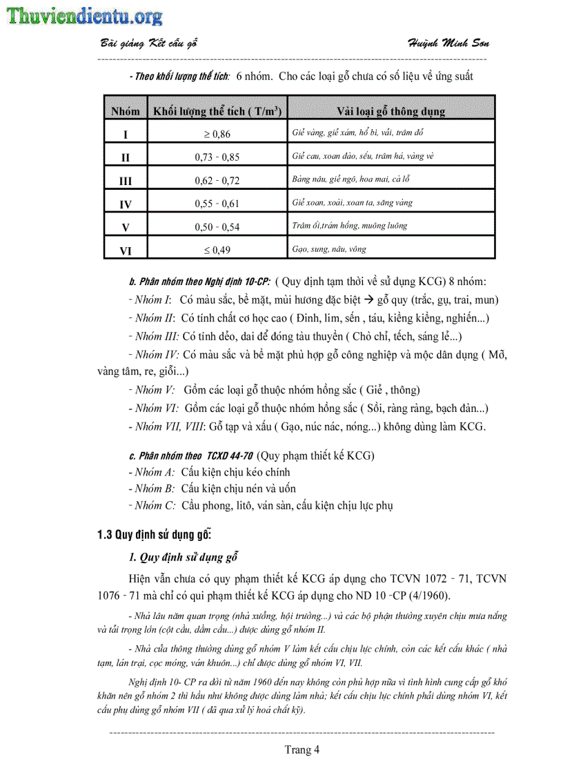 image for page Bài giảng kết cấu gỗ Huỳnh Minh Sơn