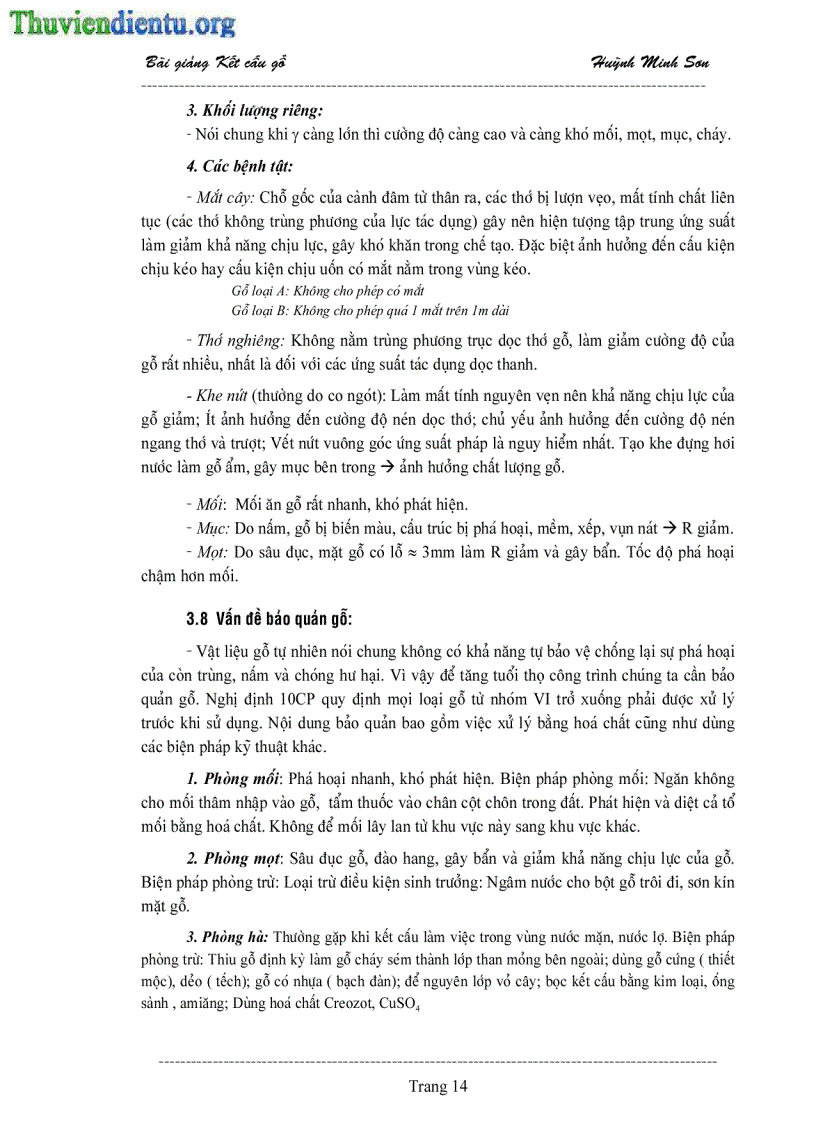 image for page Bài giảng kết cấu gỗ Huỳnh Minh Sơn