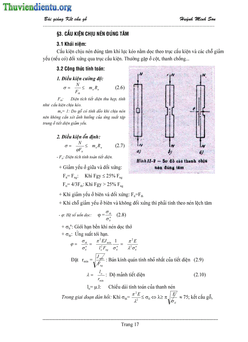 image for page Bài giảng kết cấu gỗ Huỳnh Minh Sơn