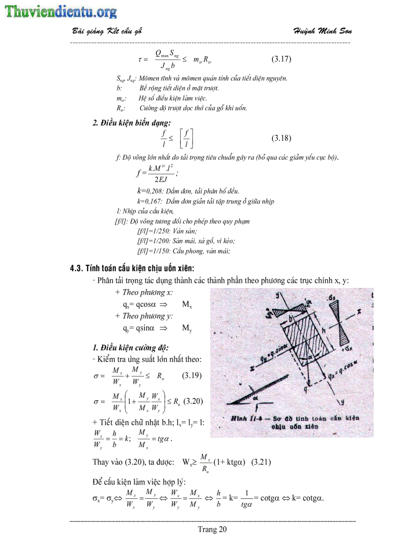 image for page Bài giảng kết cấu gỗ Huỳnh Minh Sơn