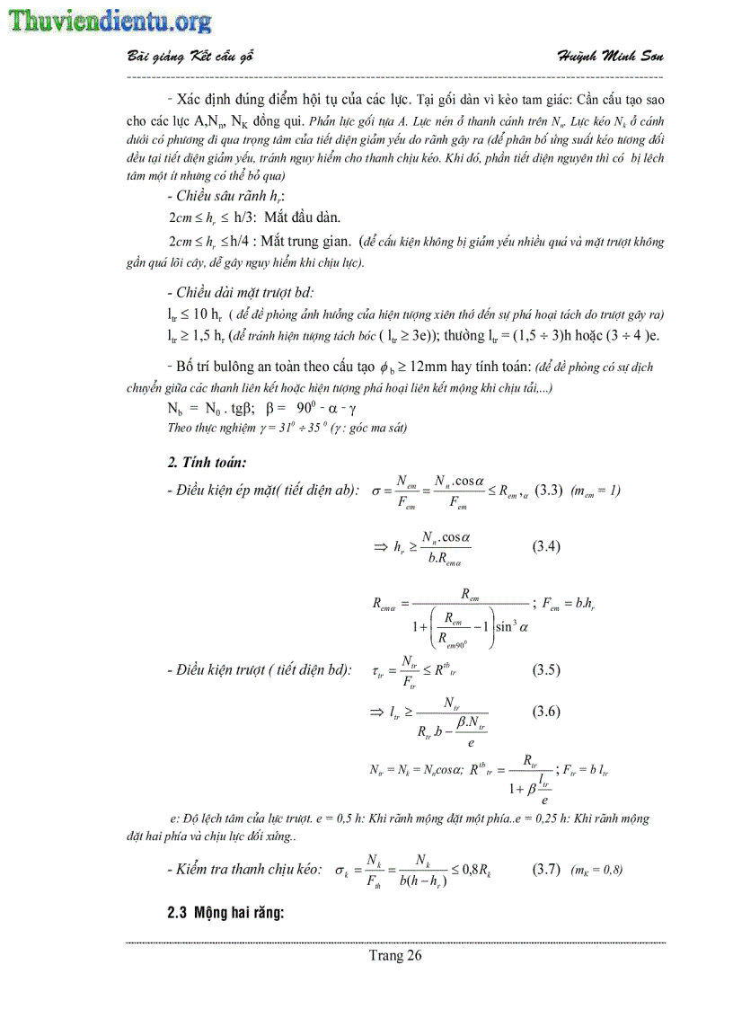 image for page Bài giảng kết cấu gỗ Huỳnh Minh Sơn