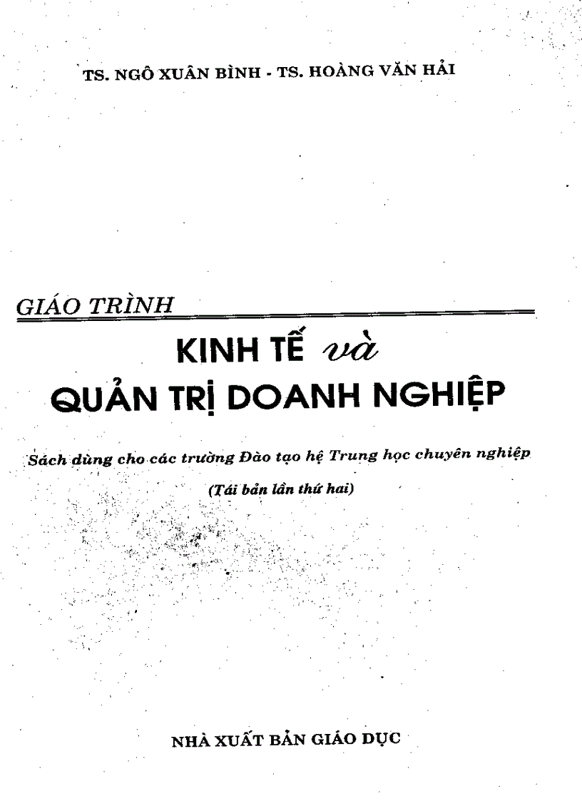 image for page Giáo trình Kinh tế và quản trị doanh nghiệp và Giáo trình Tư tưởng Hồ Chí Minh