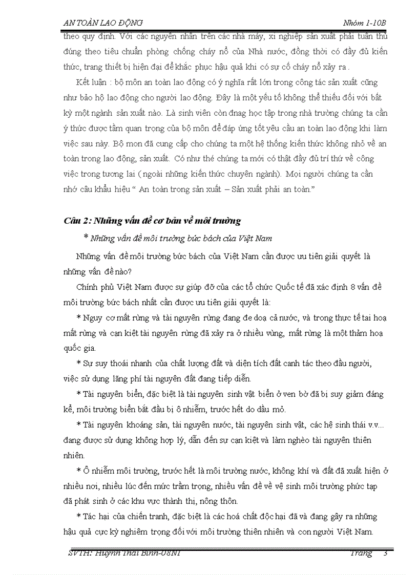 image for page BÀI TẬP LỚN An toàn lao động