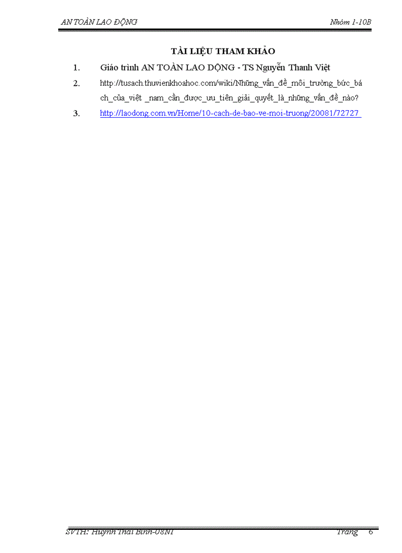 image for page BÀI TẬP LỚN An toàn lao động