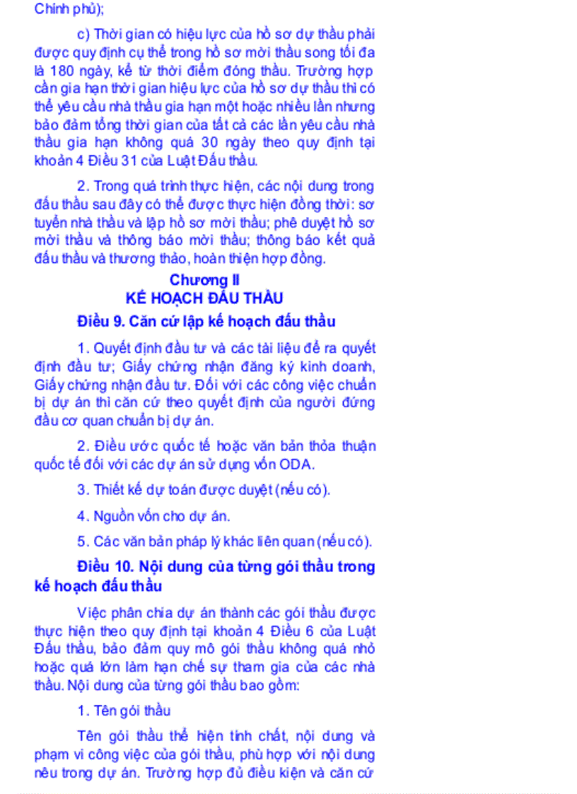 image for page Hướng dẫn thi hành luật đấu thầu và lựa chọn nhà thầu theo luật xây dựng chính phủ