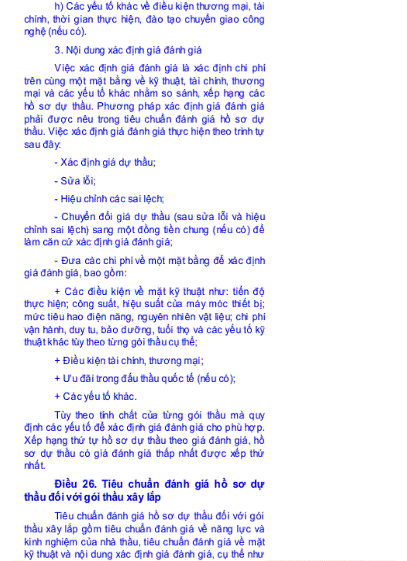 image for page Hướng dẫn thi hành luật đấu thầu và lựa chọn nhà thầu theo luật xây dựng chính phủ