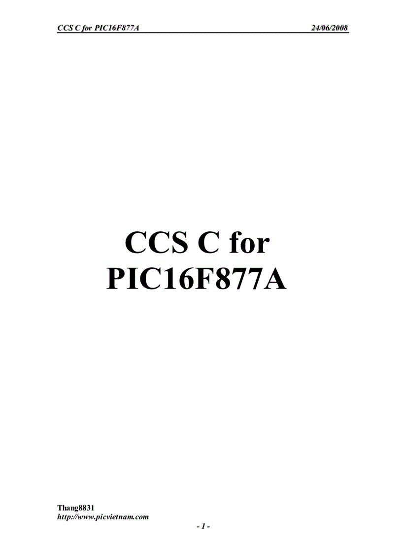 image for page CCS C for PIC16F877A