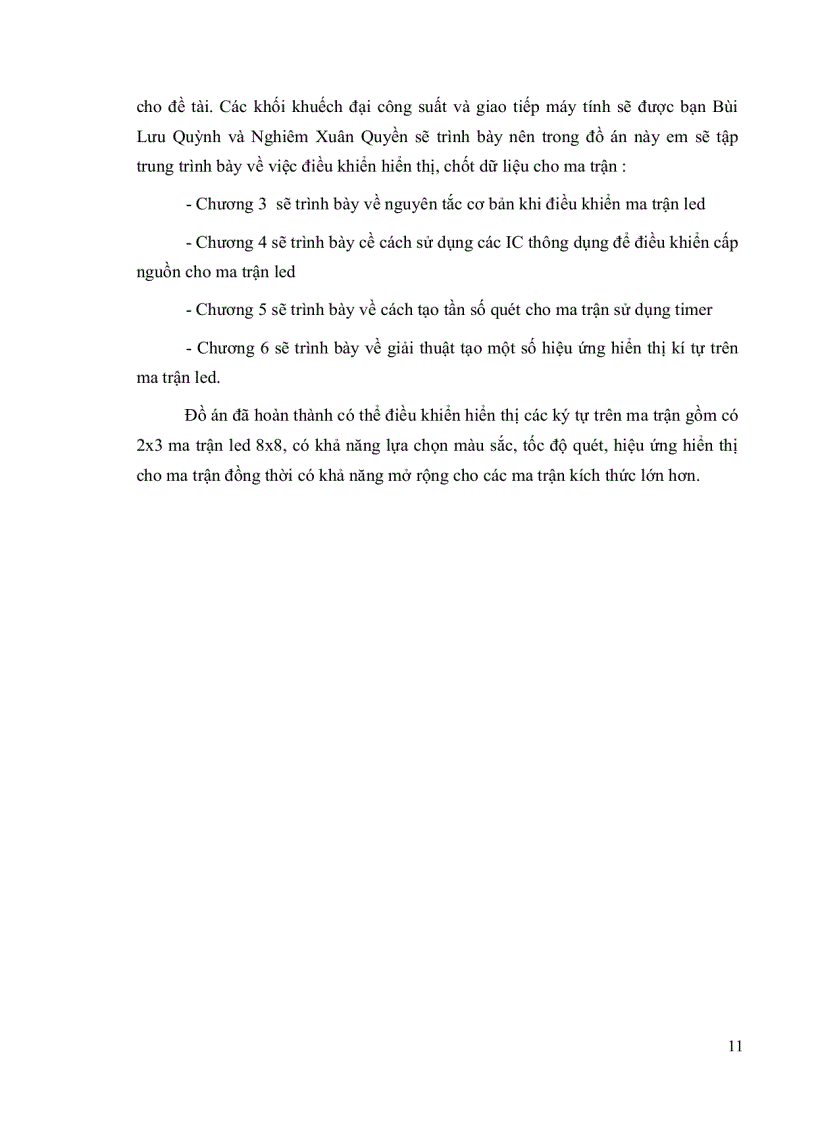 image for page Thiết kế bảng quảng cáo led sử dụng vi điều khiển atmega 16 module điều khiển hiển thị