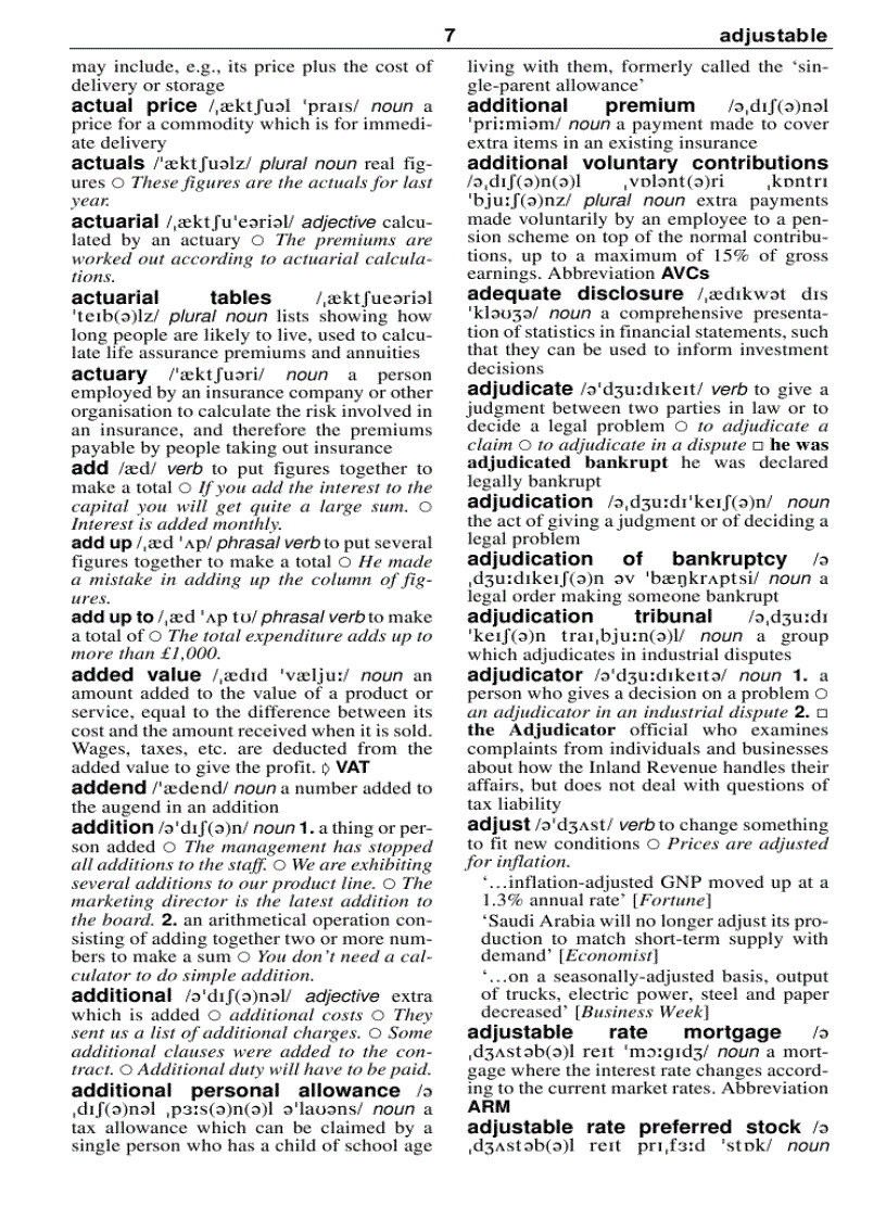 image for page Từ điển cho ngành kế toán Anh Anh