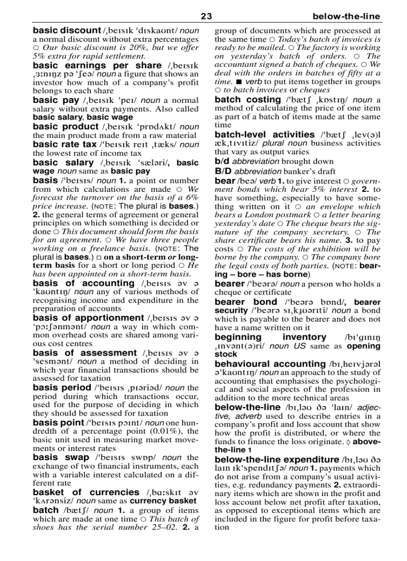 image for page Từ điển cho ngành kế toán Anh Anh