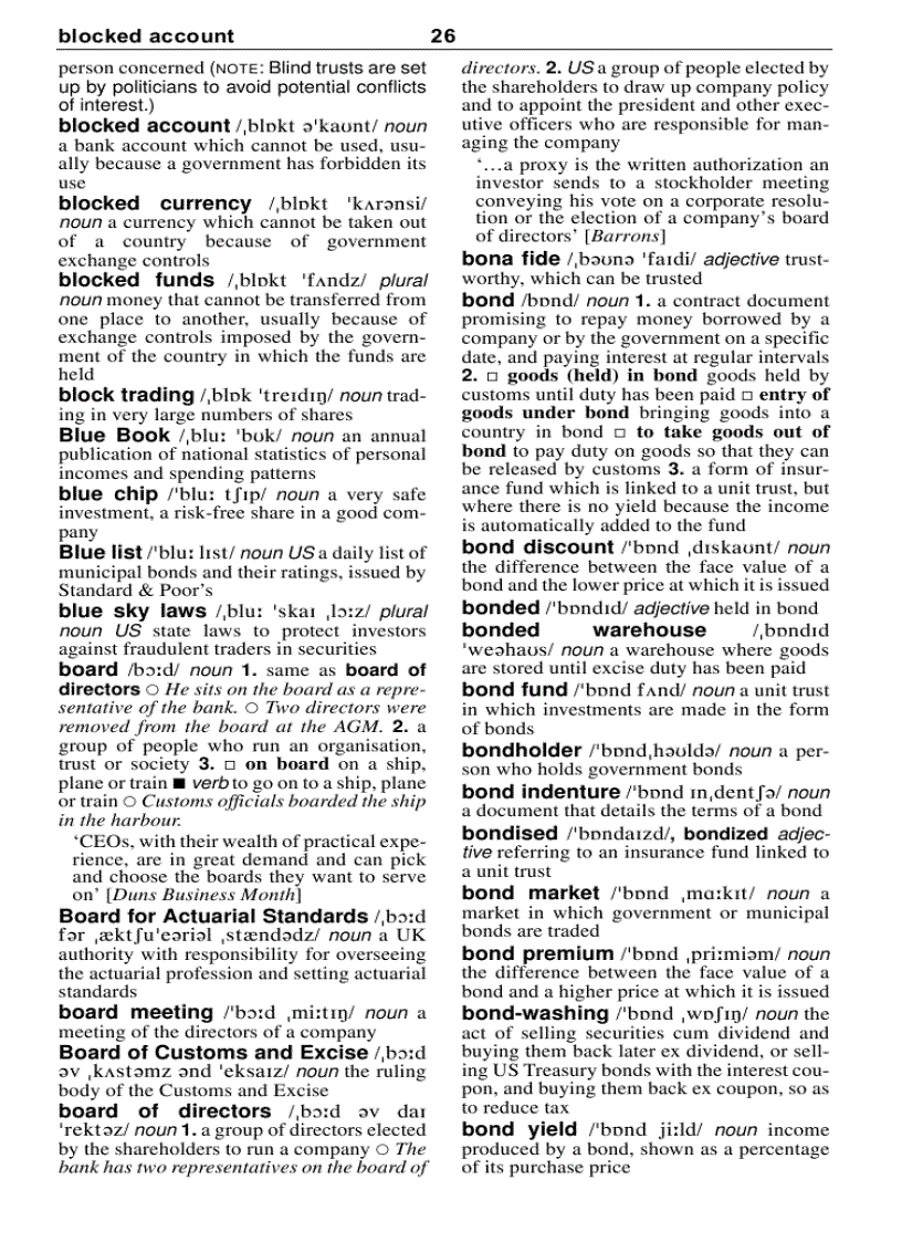 image for page Từ điển cho ngành kế toán Anh Anh