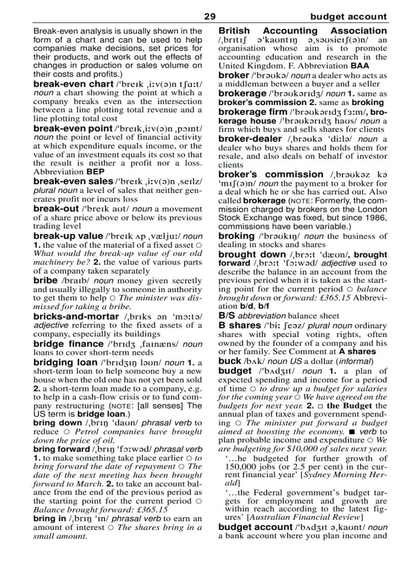 image for page Từ điển cho ngành kế toán Anh Anh