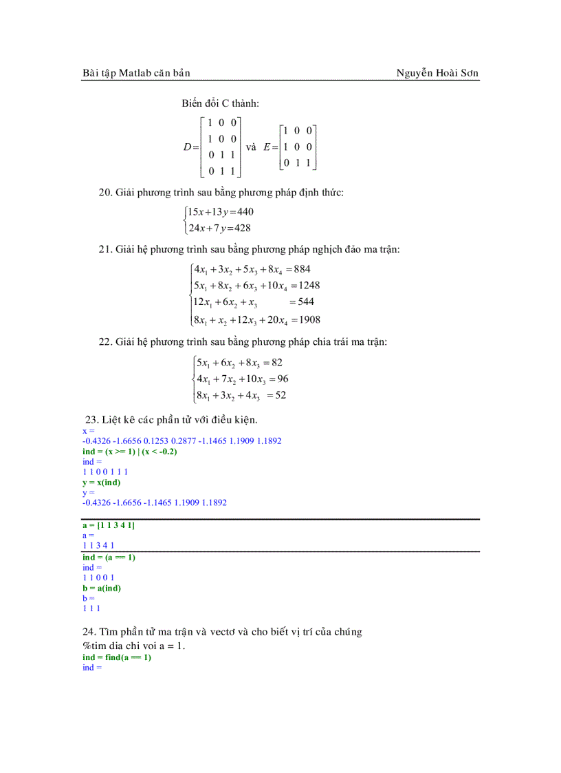 image for page Tài liệu Matlab căn bản Nguyễn Hoài Sơn có bài tập