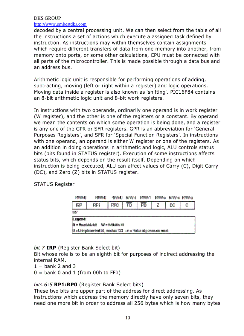 image for page Giới thiệu về vi điều khiển PIC