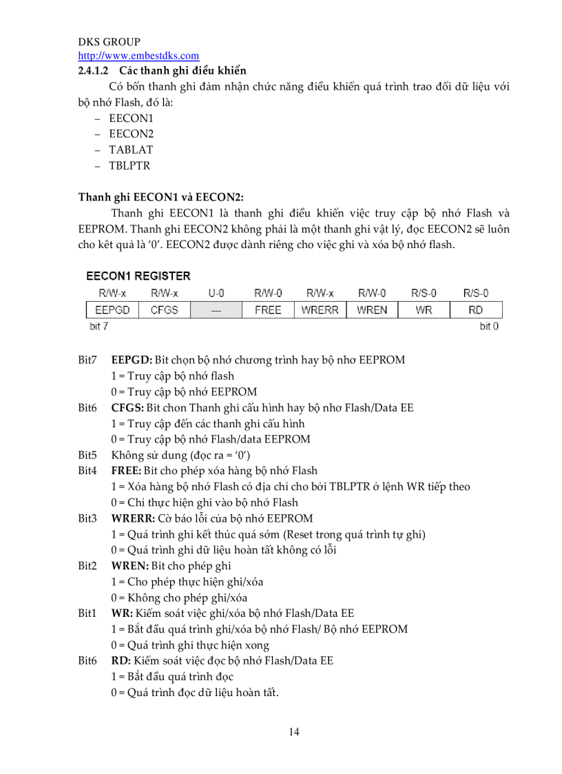 image for page Giới thiệu về vi điều khiển PIC