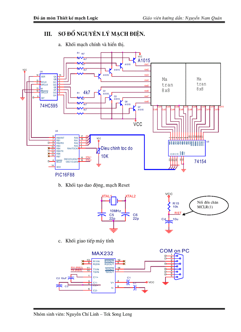 image for page Đồ án thiết kế mạch quang báo dùng vi điều khiển PIC16F88