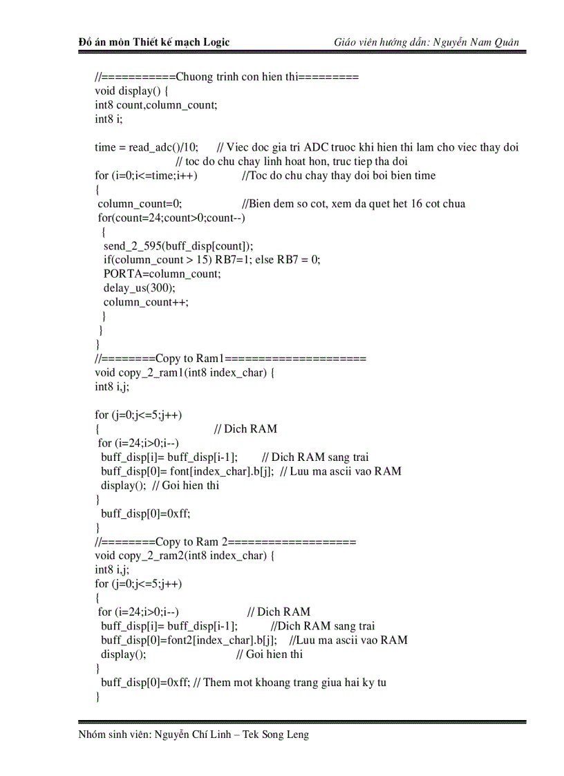image for page Đồ án thiết kế mạch quang báo dùng vi điều khiển PIC16F88