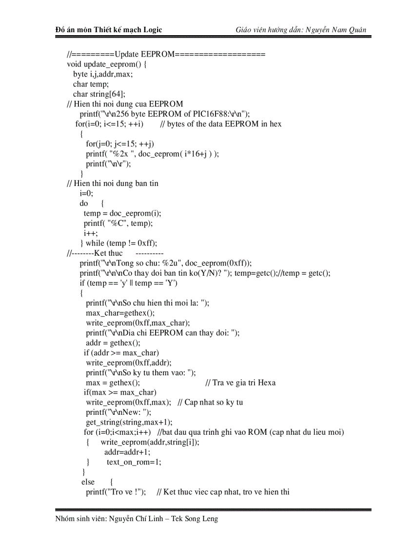 image for page Đồ án thiết kế mạch quang báo dùng vi điều khiển PIC16F88