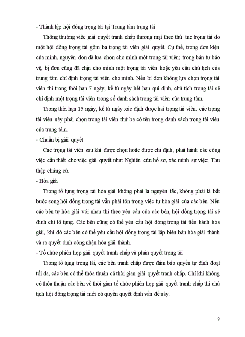 image for page Giải quyết tranh chấp thương mại bằng phương thức trọng tài thương mại theo luật trọng tài 2010