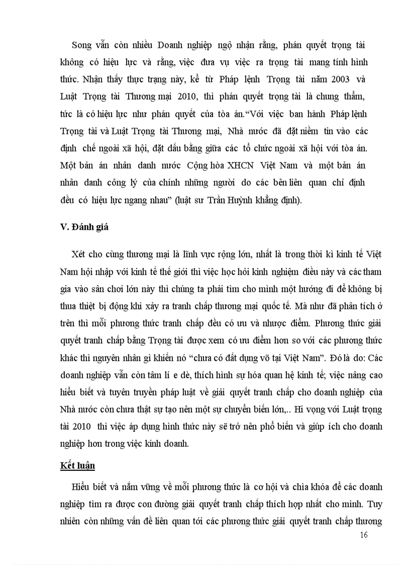 image for page Giải quyết tranh chấp thương mại bằng phương thức trọng tài thương mại theo luật trọng tài 2010