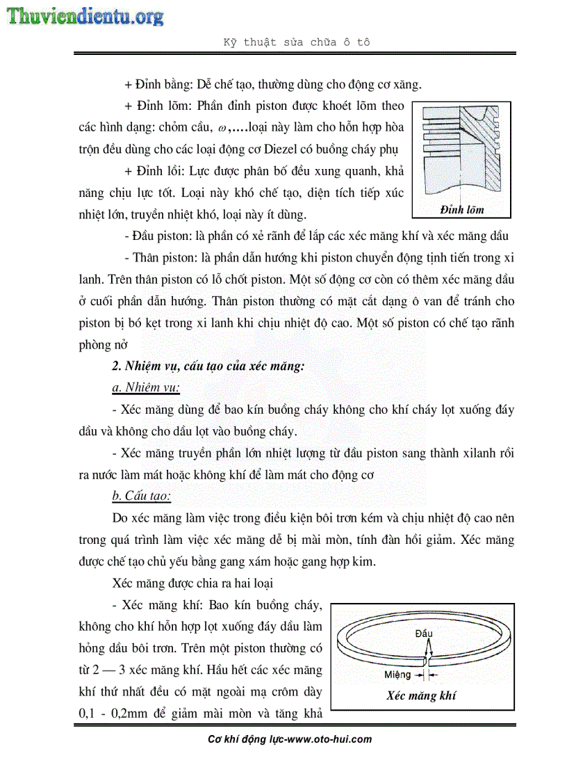 image for page Giáo trình sửa chữa cơ cấu trục khuỷu thanh truyền