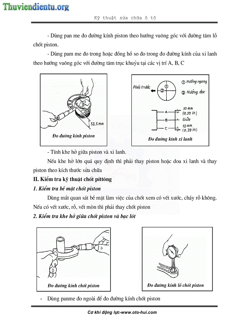 image for page Giáo trình sửa chữa cơ cấu trục khuỷu thanh truyền