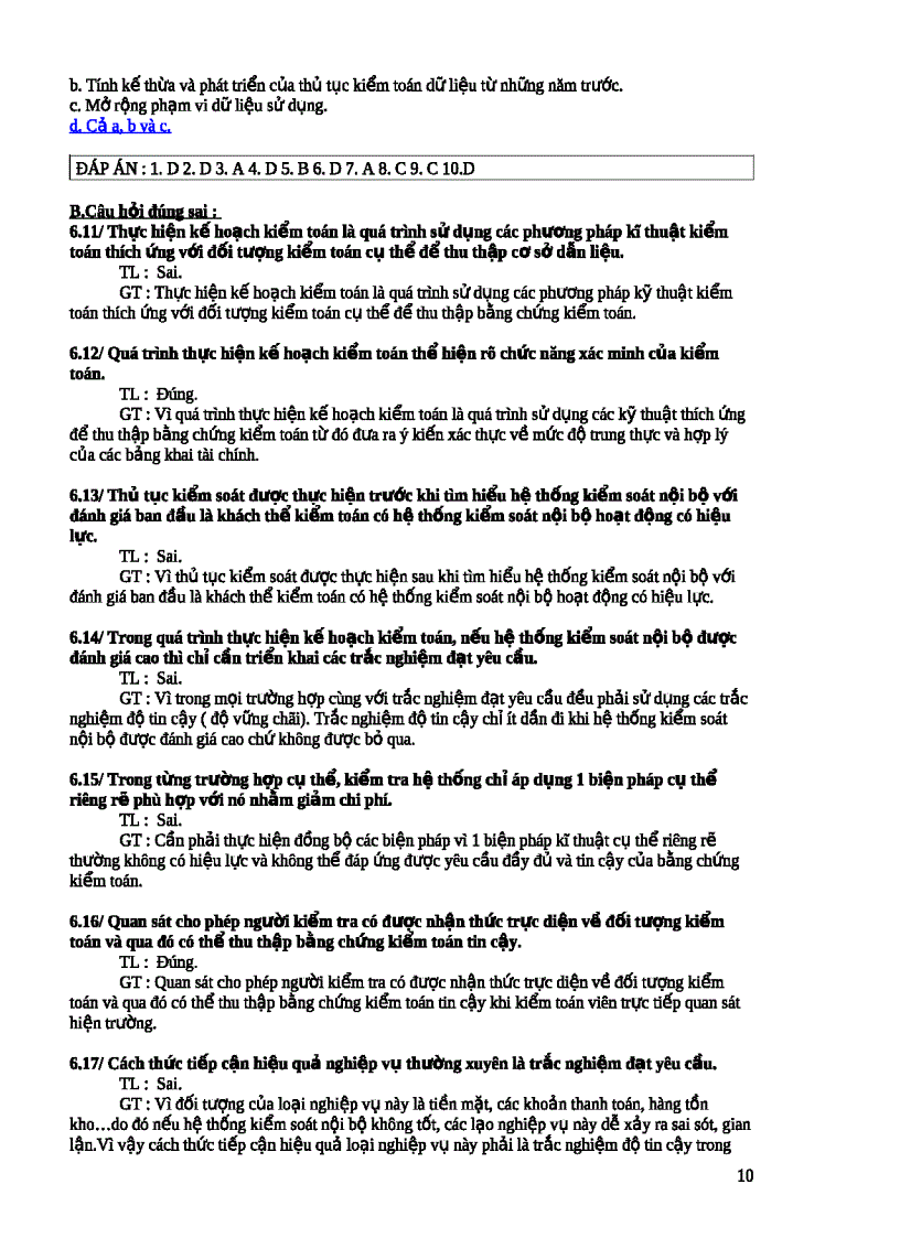 image for page Ôn trắc nghiệm môn kiểm toán 1