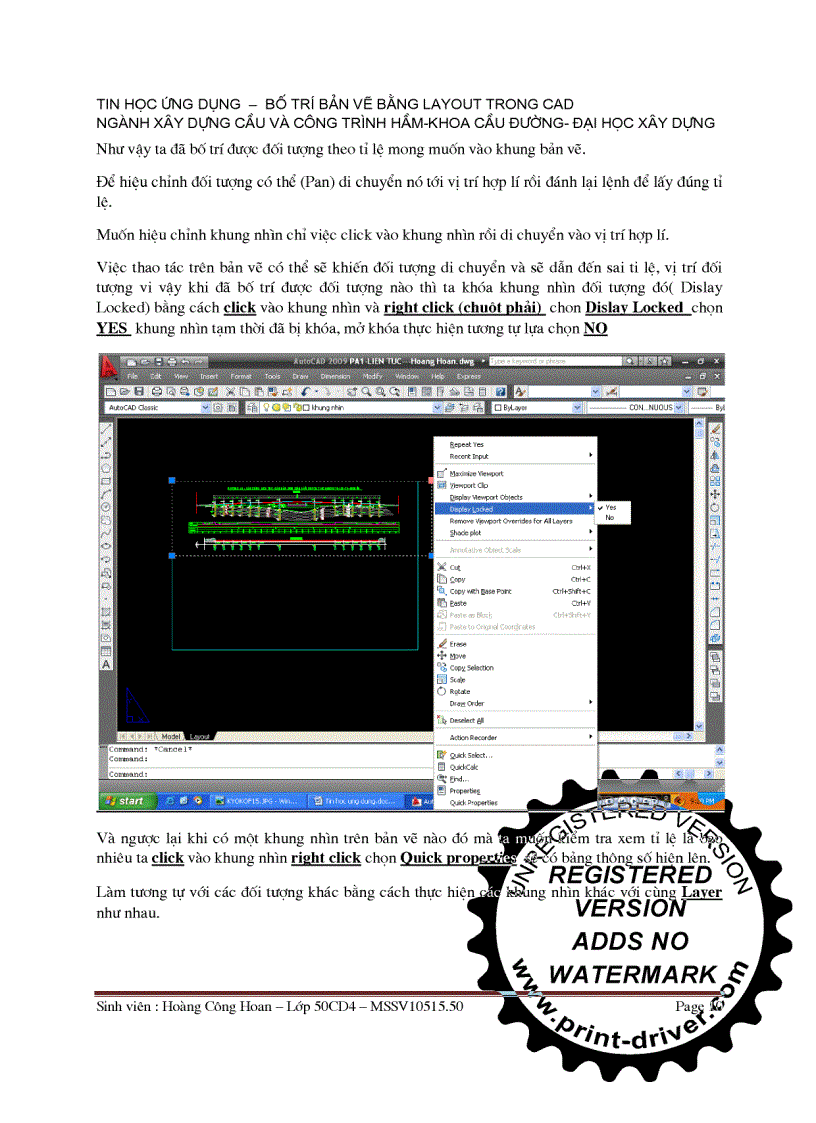 image for page Hướng dẫn bố trí bản vẽ layout trong autocad