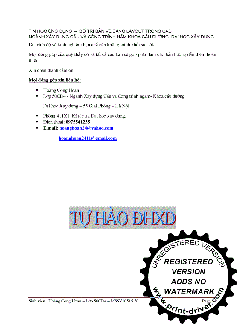 image for page Hướng dẫn bố trí bản vẽ layout trong autocad