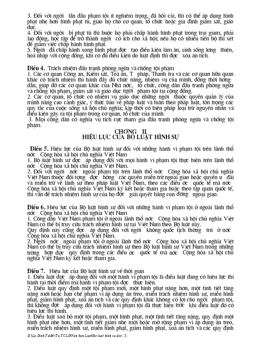 image for page Bộ luật hình sự của nước cộng hoà xã hội chủ nghĩa việt nam số 15 1999 qh10