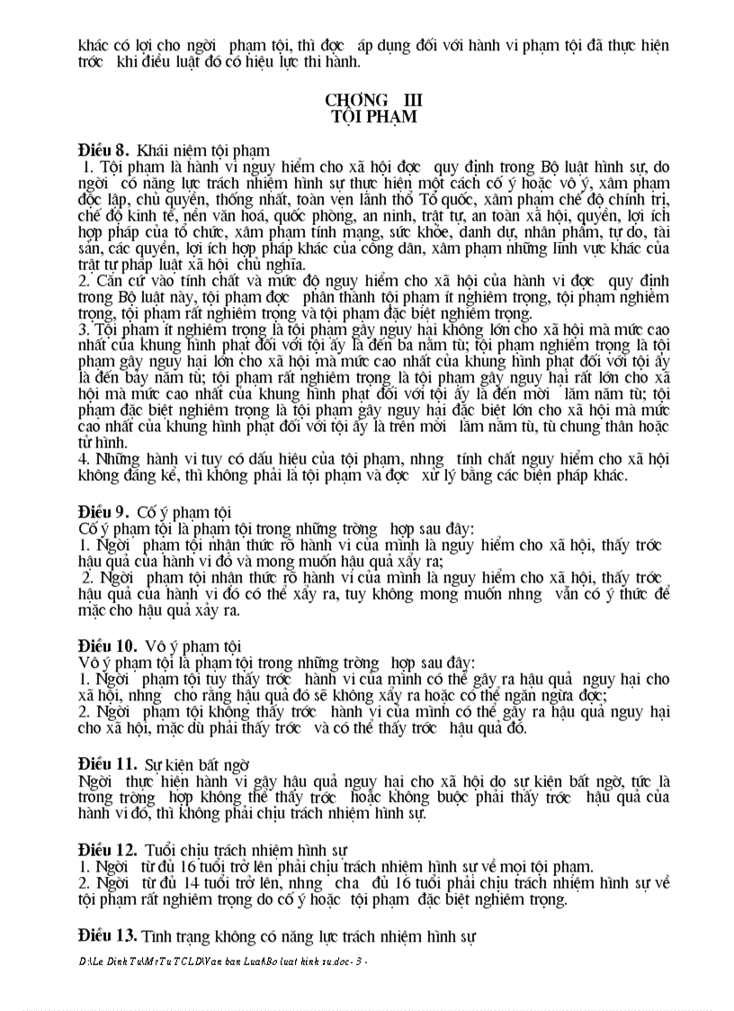 image for page Bộ luật hình sự của nước cộng hoà xã hội chủ nghĩa việt nam số 15 1999 qh10