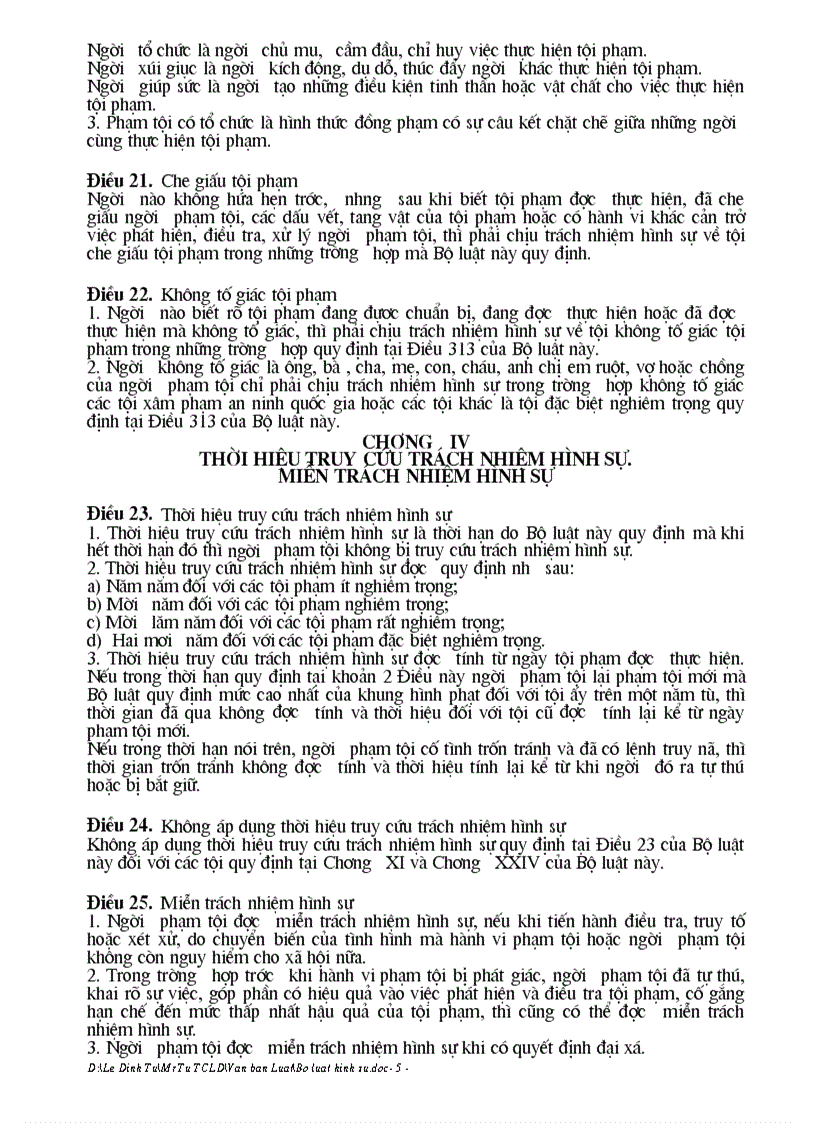 image for page Bộ luật hình sự của nước cộng hoà xã hội chủ nghĩa việt nam số 15 1999 qh10