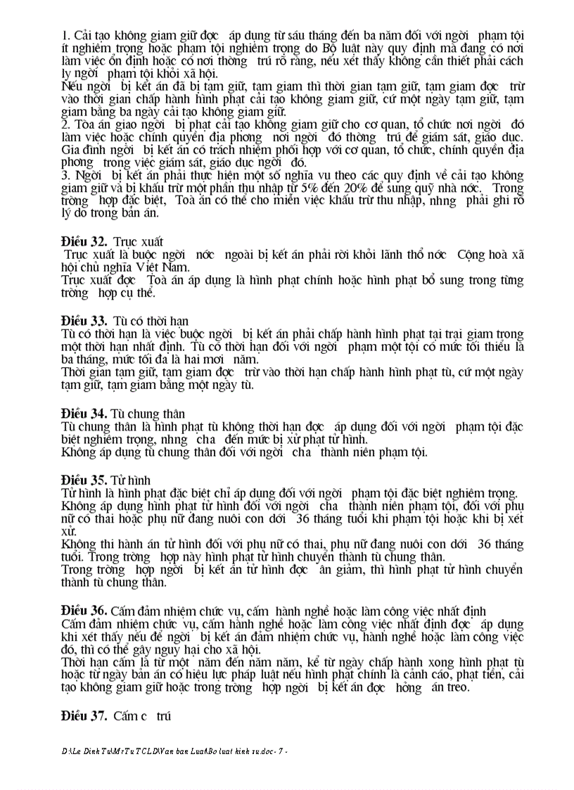 image for page Bộ luật hình sự của nước cộng hoà xã hội chủ nghĩa việt nam số 15 1999 qh10