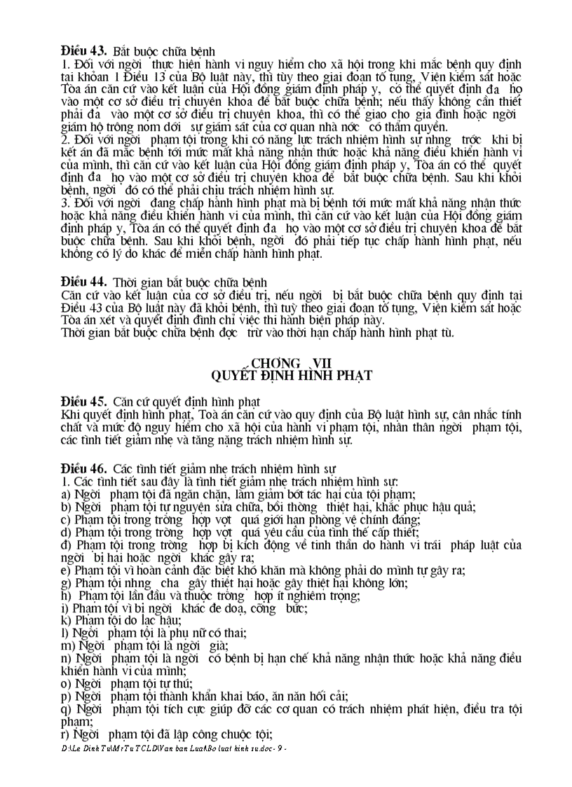 image for page Bộ luật hình sự của nước cộng hoà xã hội chủ nghĩa việt nam số 15 1999 qh10