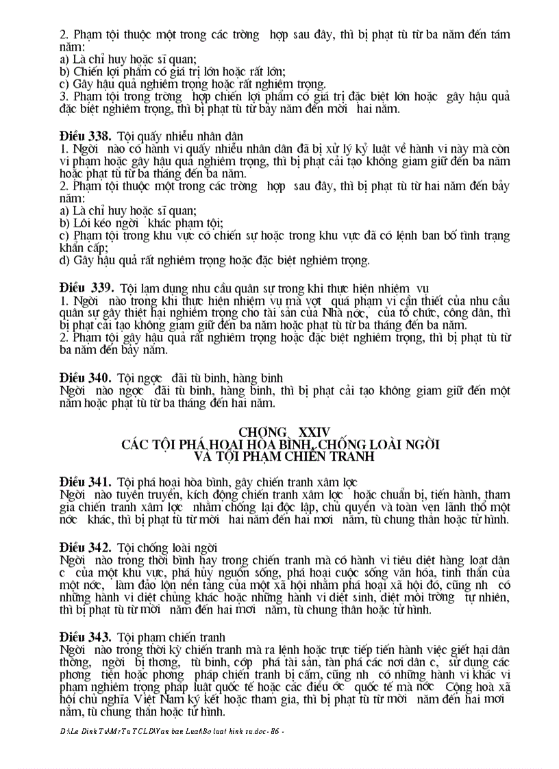 image for page Bộ luật hình sự của nước cộng hoà xã hội chủ nghĩa việt nam số 15 1999 qh10