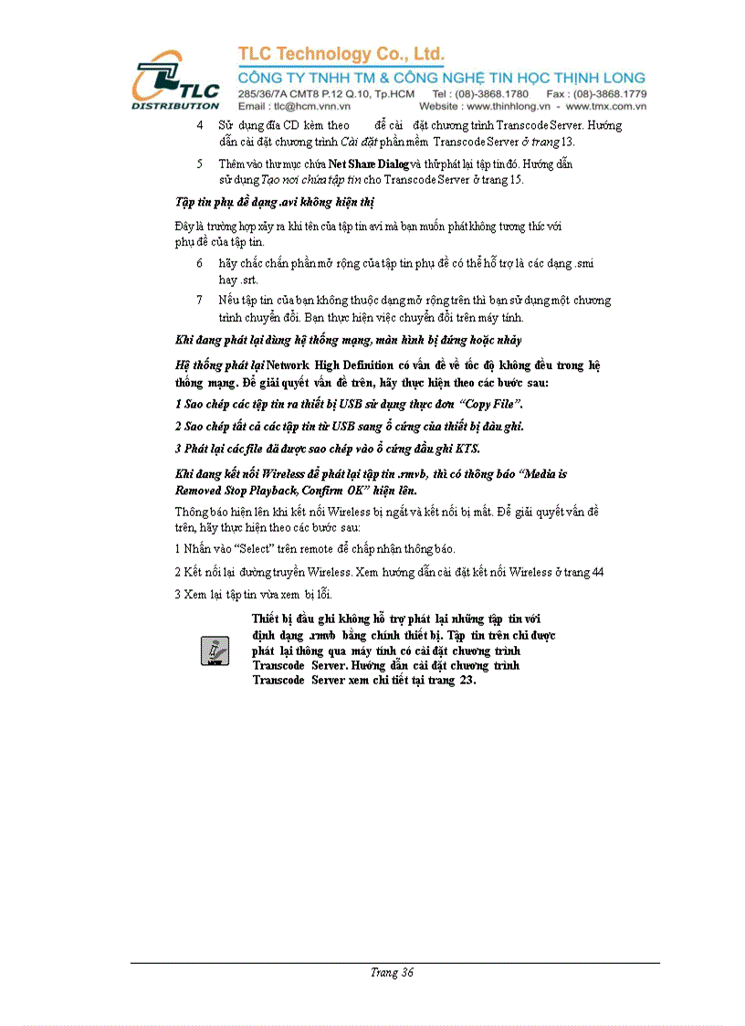 image for page Hướng dẫn sử dụng Tổng đài TX 7200