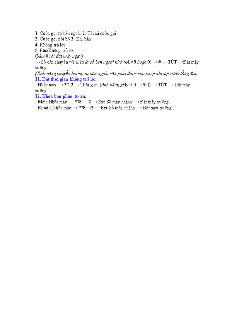 image for page LẬP TRÌNH BẰNG BÀN KEY TỔNG ĐÀI Pana TDA100 200