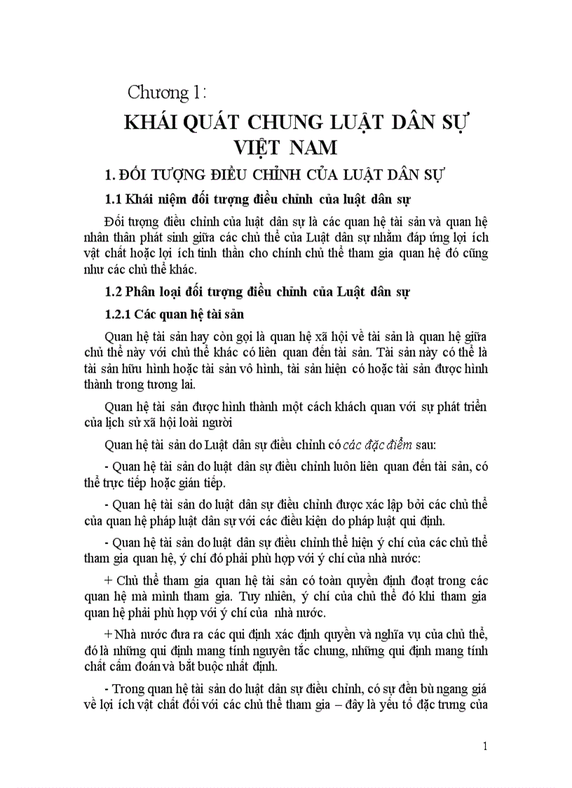 image for page Đề cương ôn tập Luật Dân sự modul 1