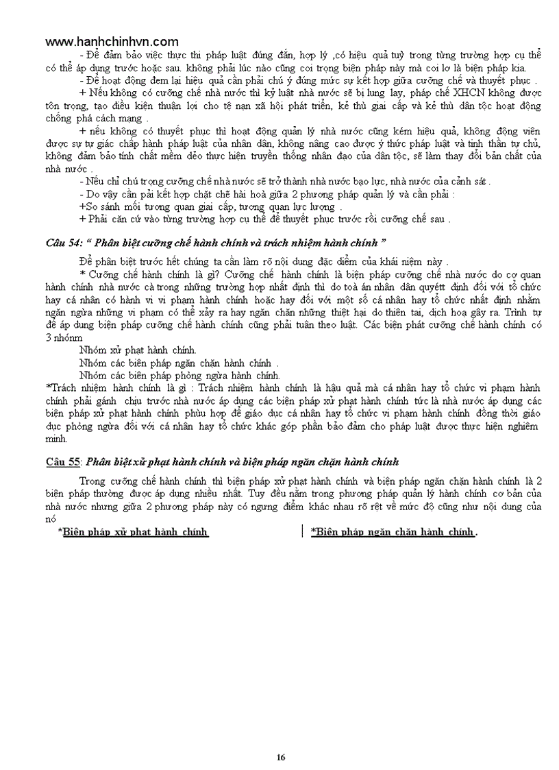 image for page Ngân hàng câu hỏi luật hành chính