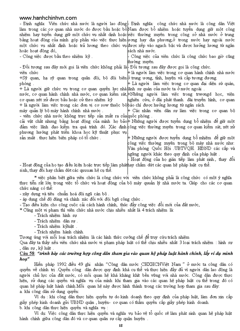 image for page Ngân hàng câu hỏi luật hành chính