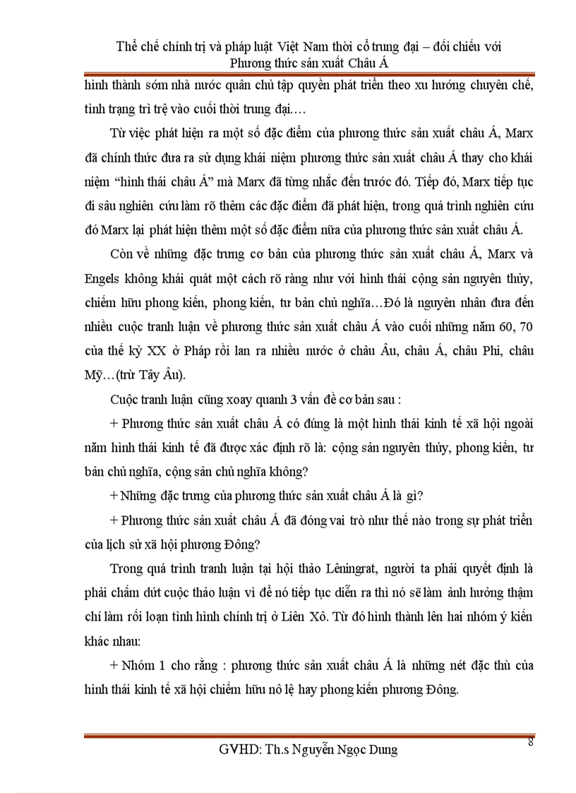 image for page Thể chế chính trị và pháp luật Việt Nam thời cổ trung đại đối chiếu với Phương thức sản xuất Chu