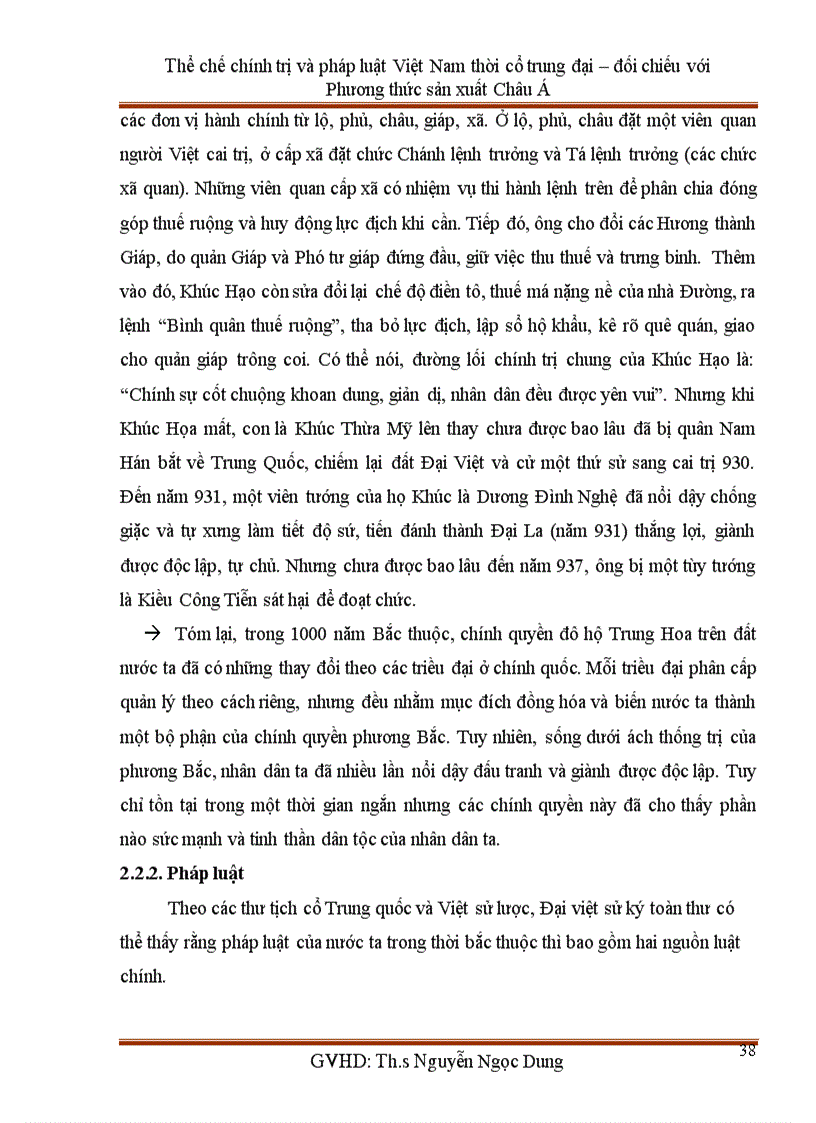 image for page Thể chế chính trị và pháp luật Việt Nam thời cổ trung đại đối chiếu với Phương thức sản xuất Chu