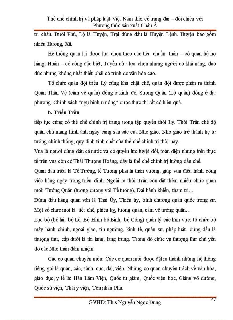 image for page Thể chế chính trị và pháp luật Việt Nam thời cổ trung đại đối chiếu với Phương thức sản xuất Chu