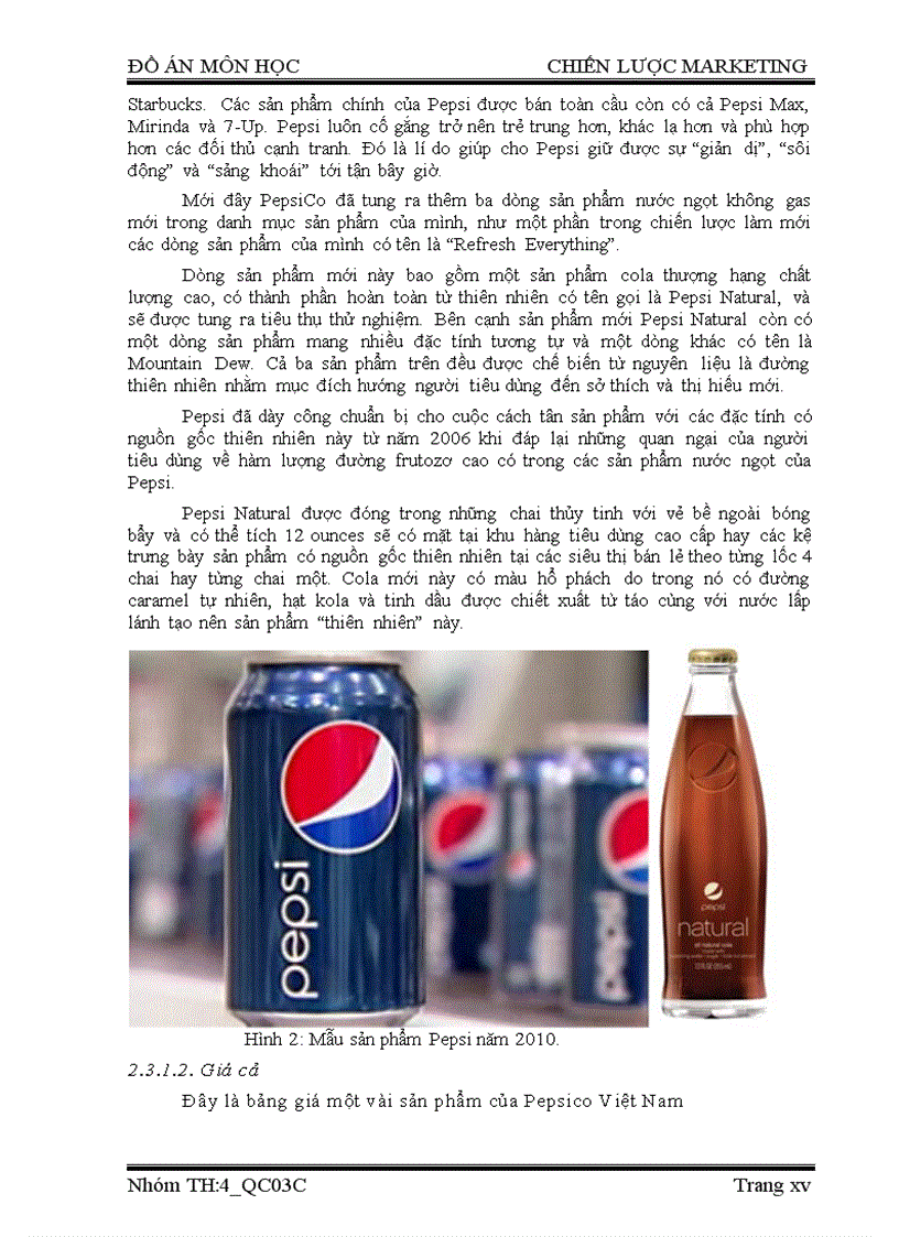 image for page Chiến lược marketing Xây dựng chiến lược Marketing cho công ty Pepsico Việt Nam