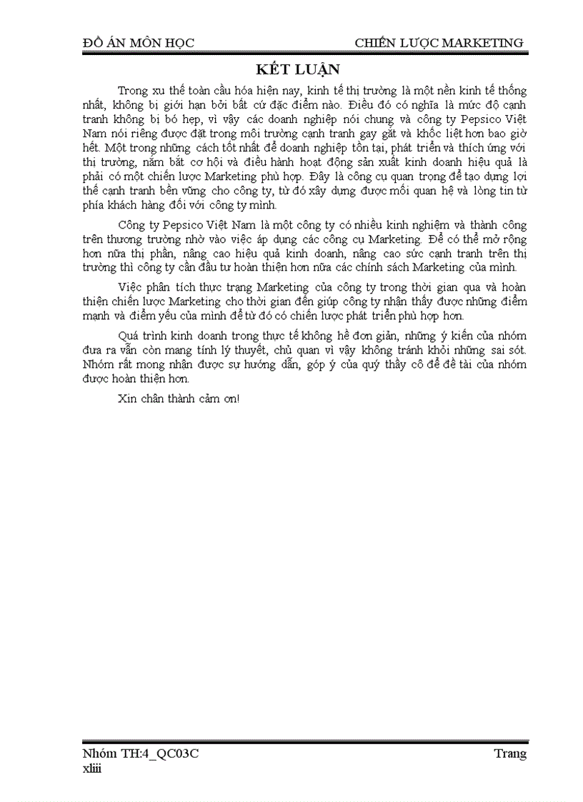 image for page Chiến lược marketing Xây dựng chiến lược Marketing cho công ty Pepsico Việt Nam