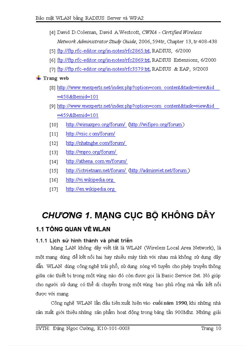 image for page Bảo mật WLAN bằng RADIUS Server và WPA2