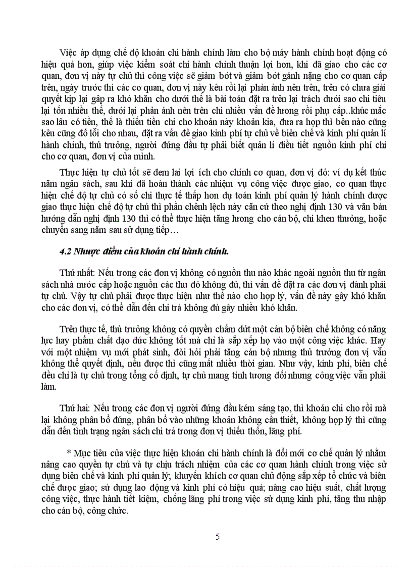 image for page Tiểu luận nhóm tháng luật tài chínhTìm hiểu nội dung của chế độ khoán chi hành chính và khả năng áp dụng phương thức này ở Việt Nam trong giai đoạn hiện nay