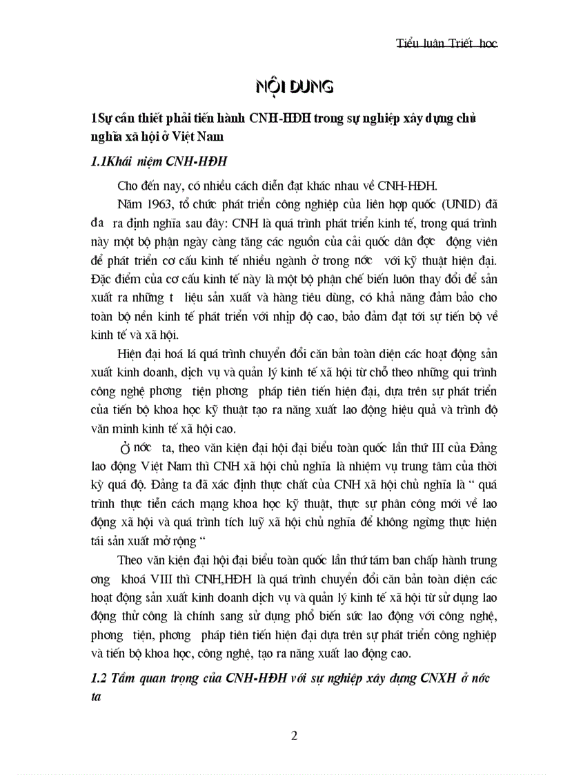 image for page CNH HĐH và vai trò của nó trong sự nghiệp xây dựng chủ nghĩa xã hội ở nước ta
