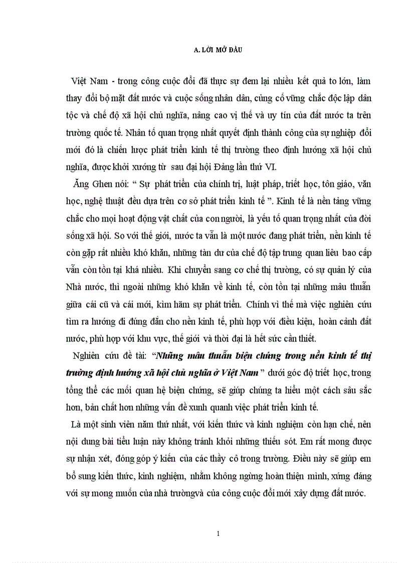 image for page Những mâu thuẫn biện chứng trong nền kinh tế thị trường định hướng xã hội chủ nghĩa ở Việt Nam