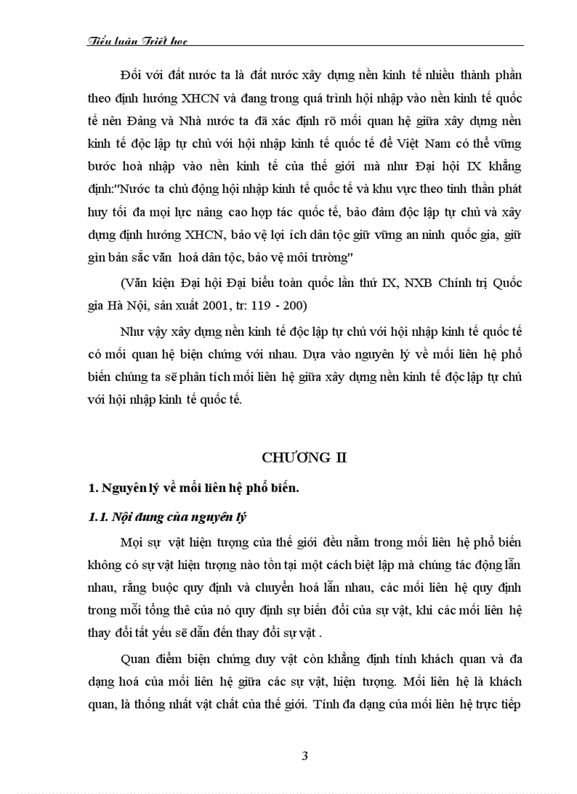 image for page Phép biện chứng về mối liên hệ phố biến và vận dụng phân tích mối liên hệ giữa xây dựng nền kinh tế độc lập tự chủ với hội nhập kinh tế quốc tế